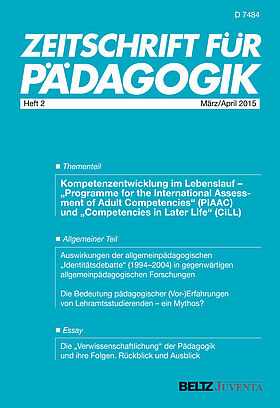 Zeitschrift für Pädagogik 2/2015