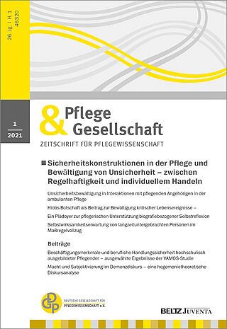 Pflege & Gesellschaft 1/2021