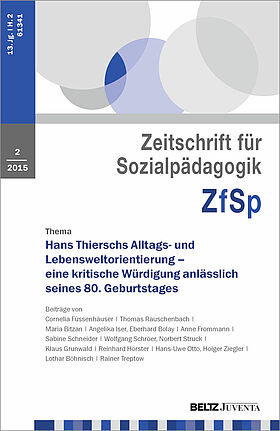 Zeitschrift für Sozialpädagogik 2/2015