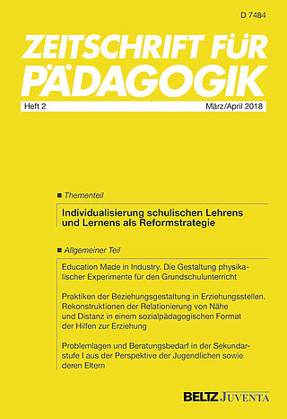 Zeitschrift für Pädagogik 2/2018