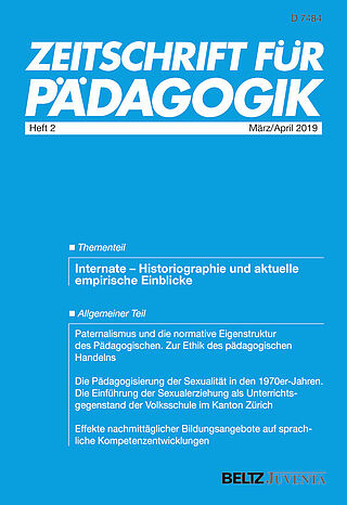 Zeitschrift für Pädagogik 2/2019