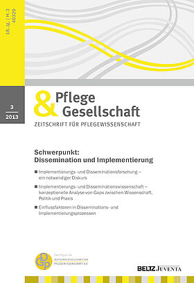 Pflege & Gesellschaft 3/2013