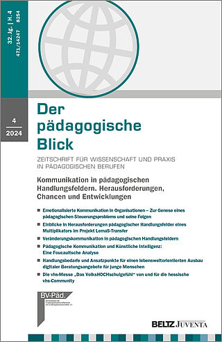 Der pädagogische Blick 4/2024