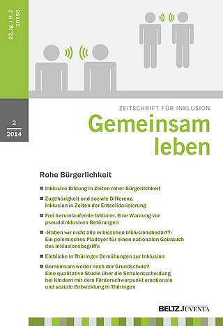 Gemeinsam Leben 2/2014