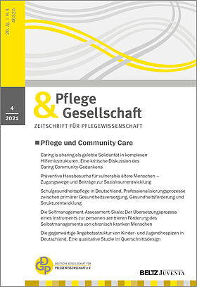 Pflege & Gesellschaft 4/2021