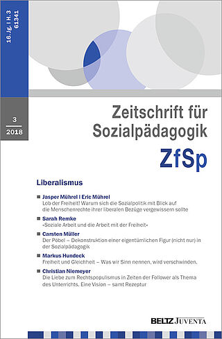 Zeitschrift für Sozialpädagogik 3/2018