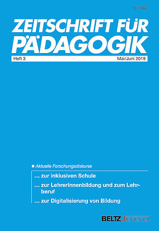 Zeitschrift für Pädagogik 3/2019
