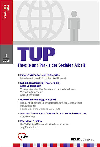 Theorie und Praxis der sozialen Arbeit 5/2015