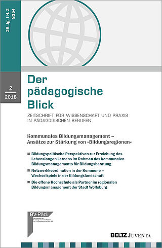 Der pädagogische Blick 2/2018