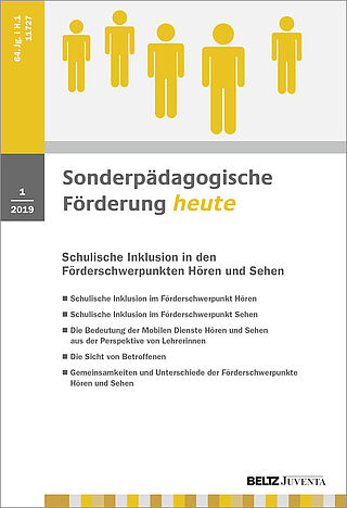 Sonderpädagogische Förderung 1/2019