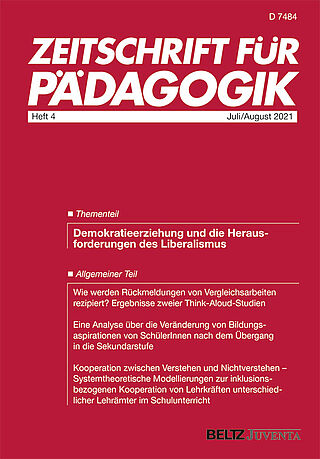 Zeitschrift für Pädagogik 4/2021