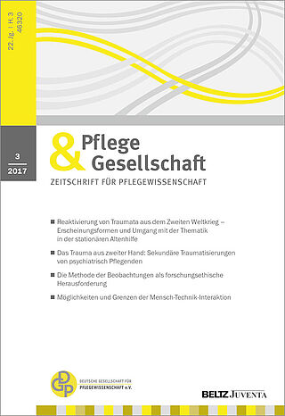 Pflege & Gesellschaft 3/2017