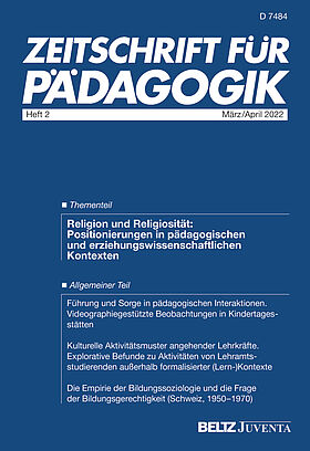 Zeitschrift für Pädagogik 2/2022