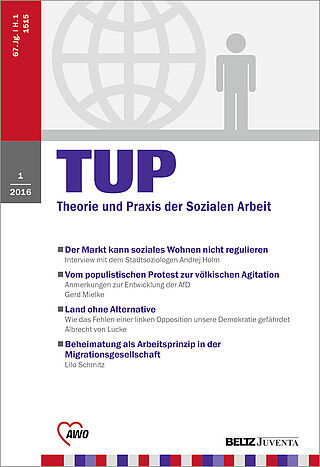 Theorie und Praxis der sozialen Arbeit 1/2016