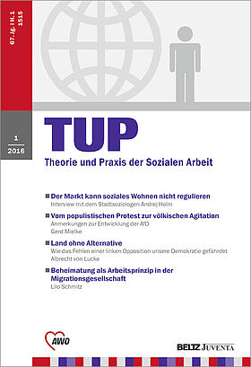 Theorie und Praxis der sozialen Arbeit 1/2016