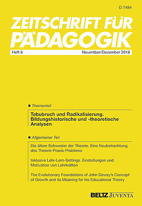 Zeitschrift für Pädagogik 6/2018