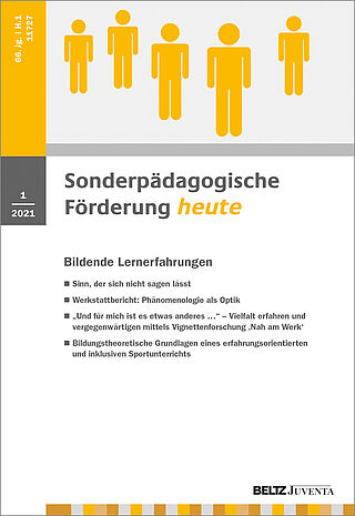 Sonderpädagogische Förderung 1/2021