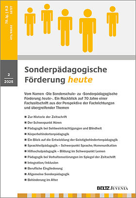 Sonderpädagogische Förderung 2/2025