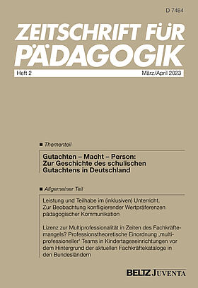 Zeitschrift für Pädagogik 2/2023