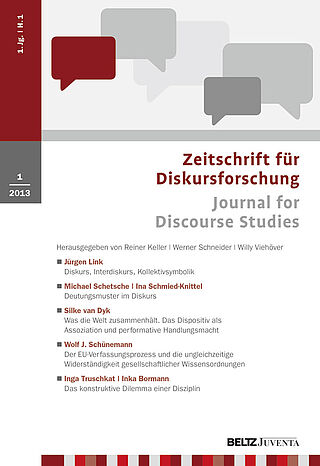 Zeitschrift für Diskursforschung 1/2013
