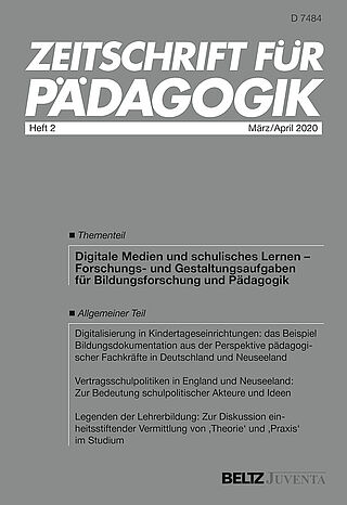 Zeitschrift für Pädagogik 2/2020