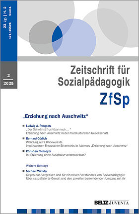Zeitschrift für Sozialpädagogik 2/2025