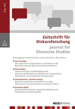 Zeitschrift für Diskursforschung 2/2014