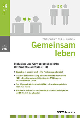 Gemeinsam Leben 2/2013