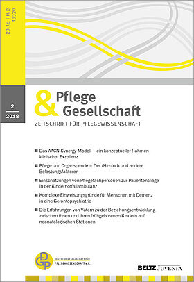 Pflege & Gesellschaft 2/2018