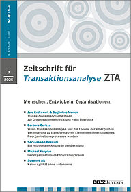 Zeitschrift für Transaktionsanalyse 3/2025