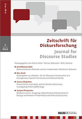 Zeitschrift für Diskursforschung 2/2016