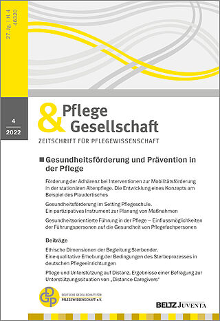 Pflege & Gesellschaft 4/2022