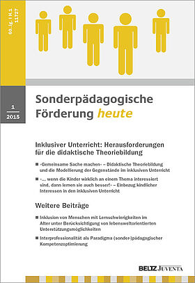 Sonderpädagogische Förderung 1/2015