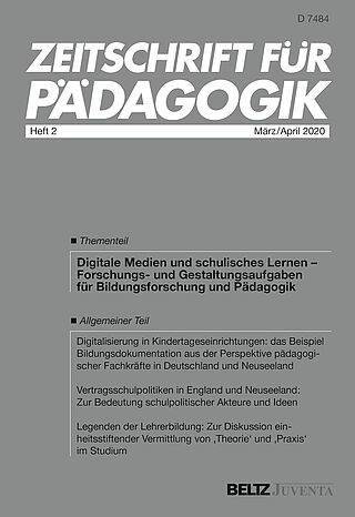 Zeitschrift für Pädagogik 2/2020