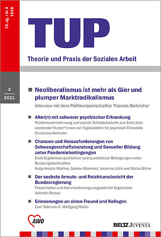 Theorie und Praxis der sozialen Arbeit 3/2021