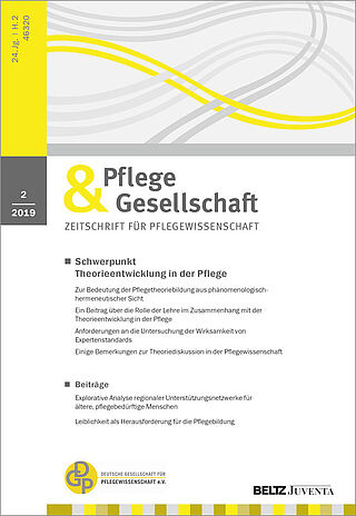 Pflege & Gesellschaft 2/2019