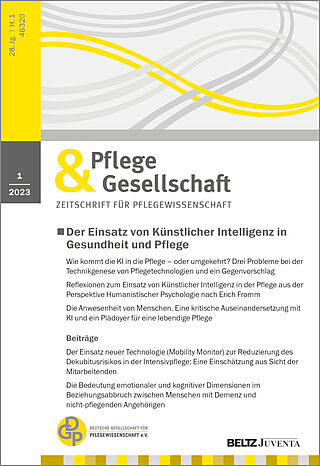 Pflege & Gesellschaft 1/2023