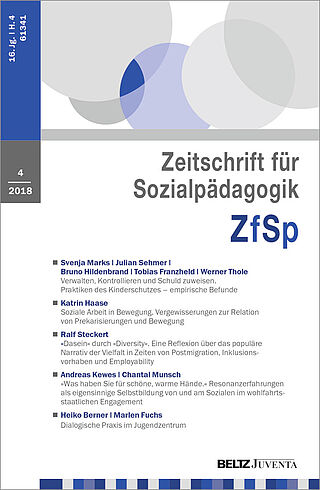 Zeitschrift für Sozialpädagogik 4/2018