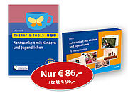 »Therapie-Tools Achtsamkeit mit Kindern und Jugendlichen« und »Achtsamkeit mit Kindern und Jugendlichen. 75 Therapiekarten«