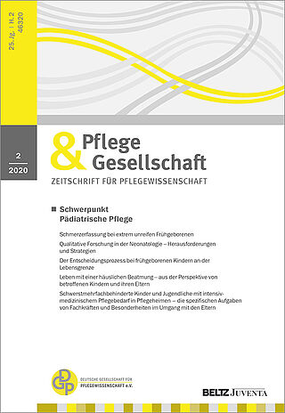 Pflege & Gesellschaft 2/2020