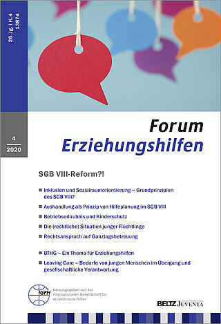 Forum Erziehungshilfen 4/2020