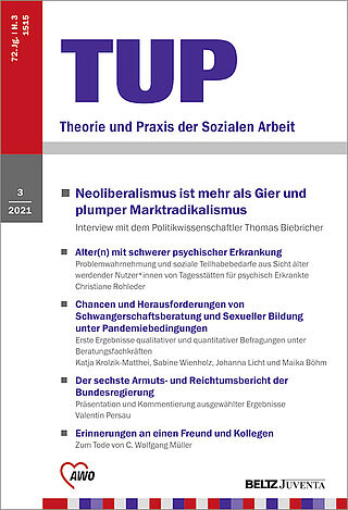 Theorie und Praxis der sozialen Arbeit 3/2021