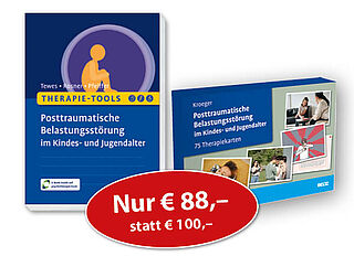 »Posttraumatische Belastungsstörung im Kindes- und Jugendalter. 75 Therapiekarten« und »Therapie-Tools Posttraumatische Belastungsstörung im Kindes- und Jugendalter«
