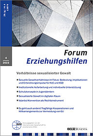 Forum Erziehungshilfen 4/2023