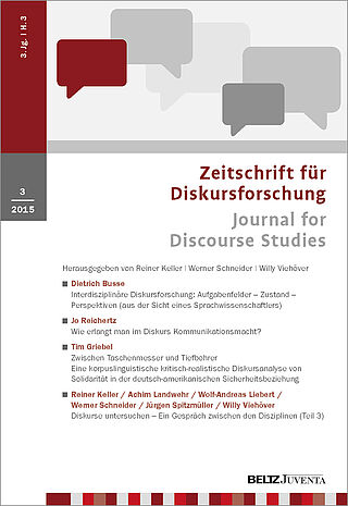 Zeitschrift für Diskursforschung 3/2015