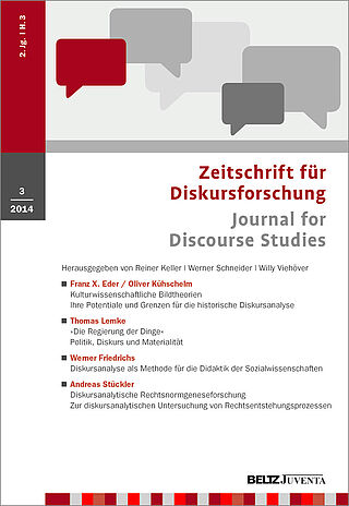 Zeitschrift für Diskursforschung 3/2014