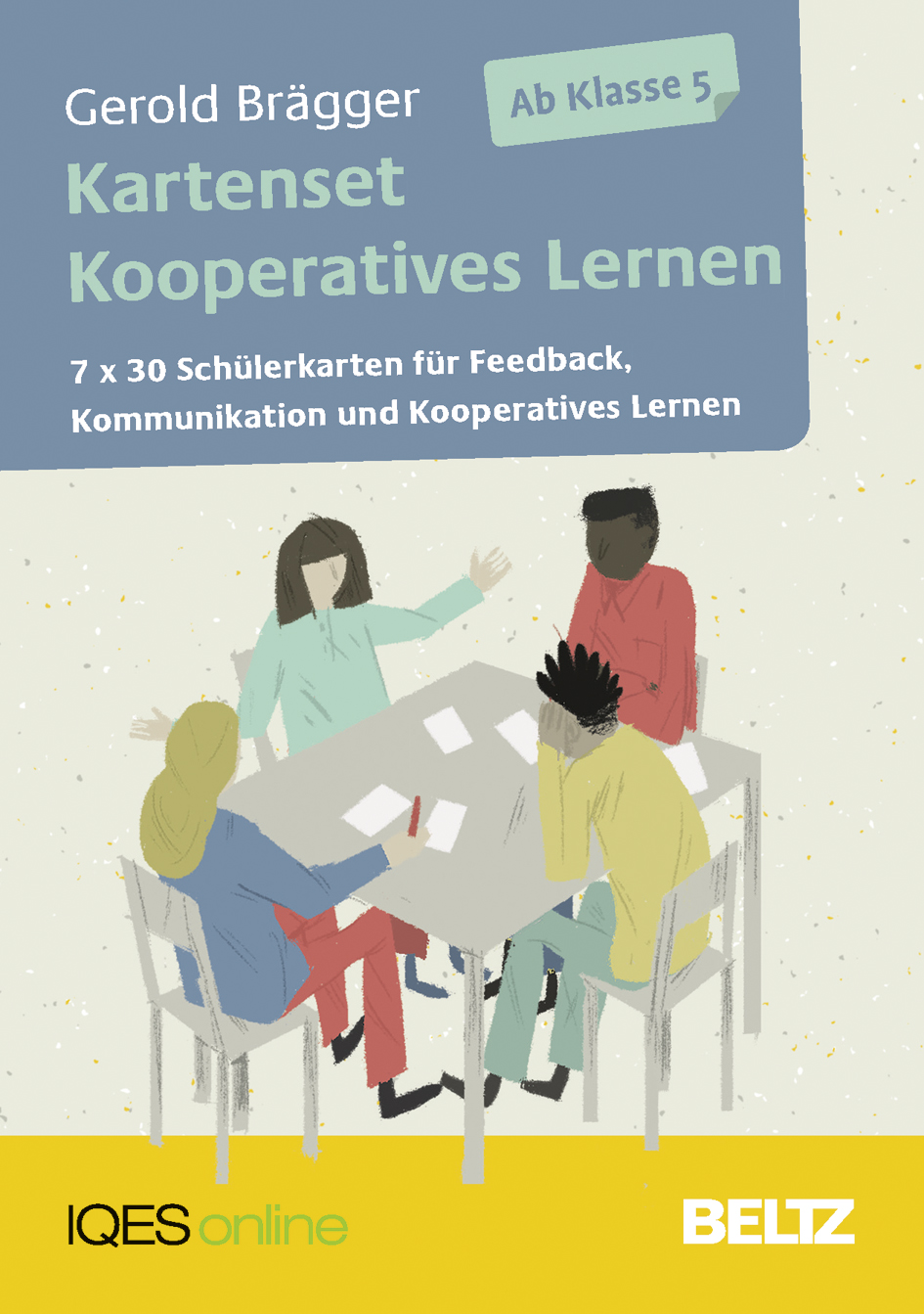 Kartenset Kooperatives Lernen 7 x 30 Schülerkarten für Feedback